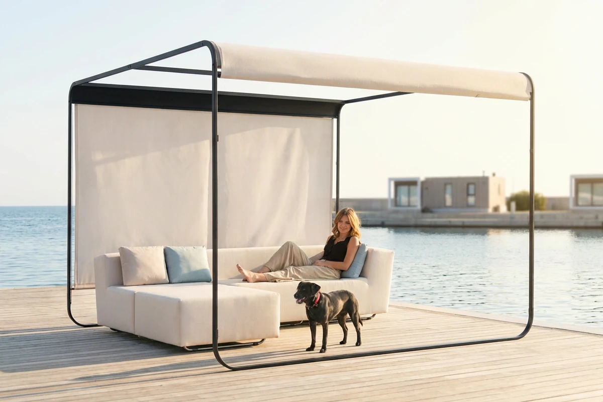 flexibles Sonnensegel