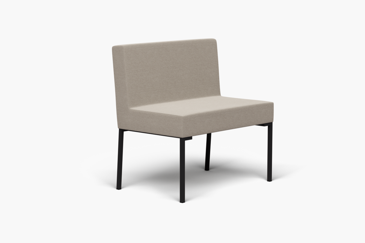 Outdoor Polsterbank mit Rückenlehne KLA