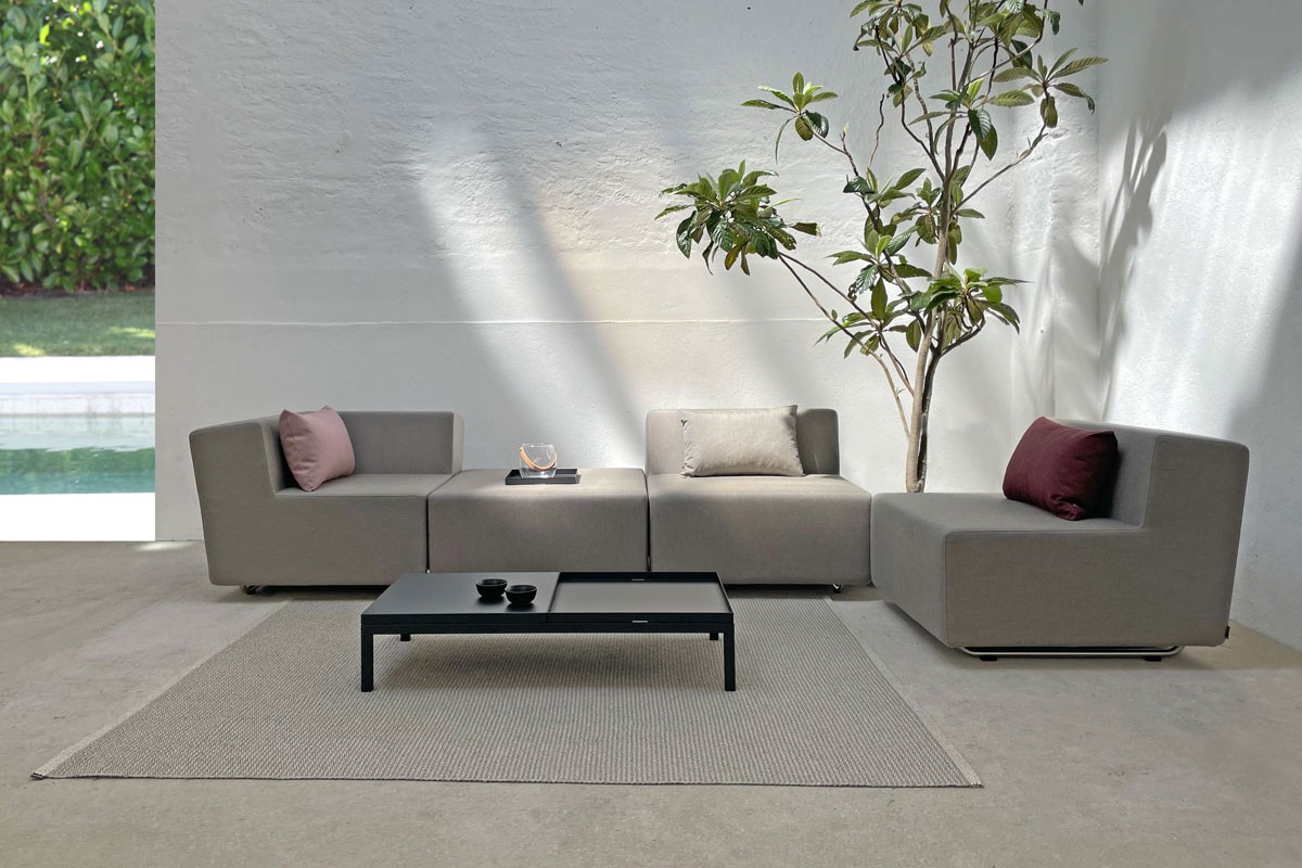 Chaise longue de jardin LOOPY